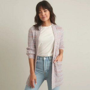 Marine Layer Textured Lavender Ontario Cardigan Size XL